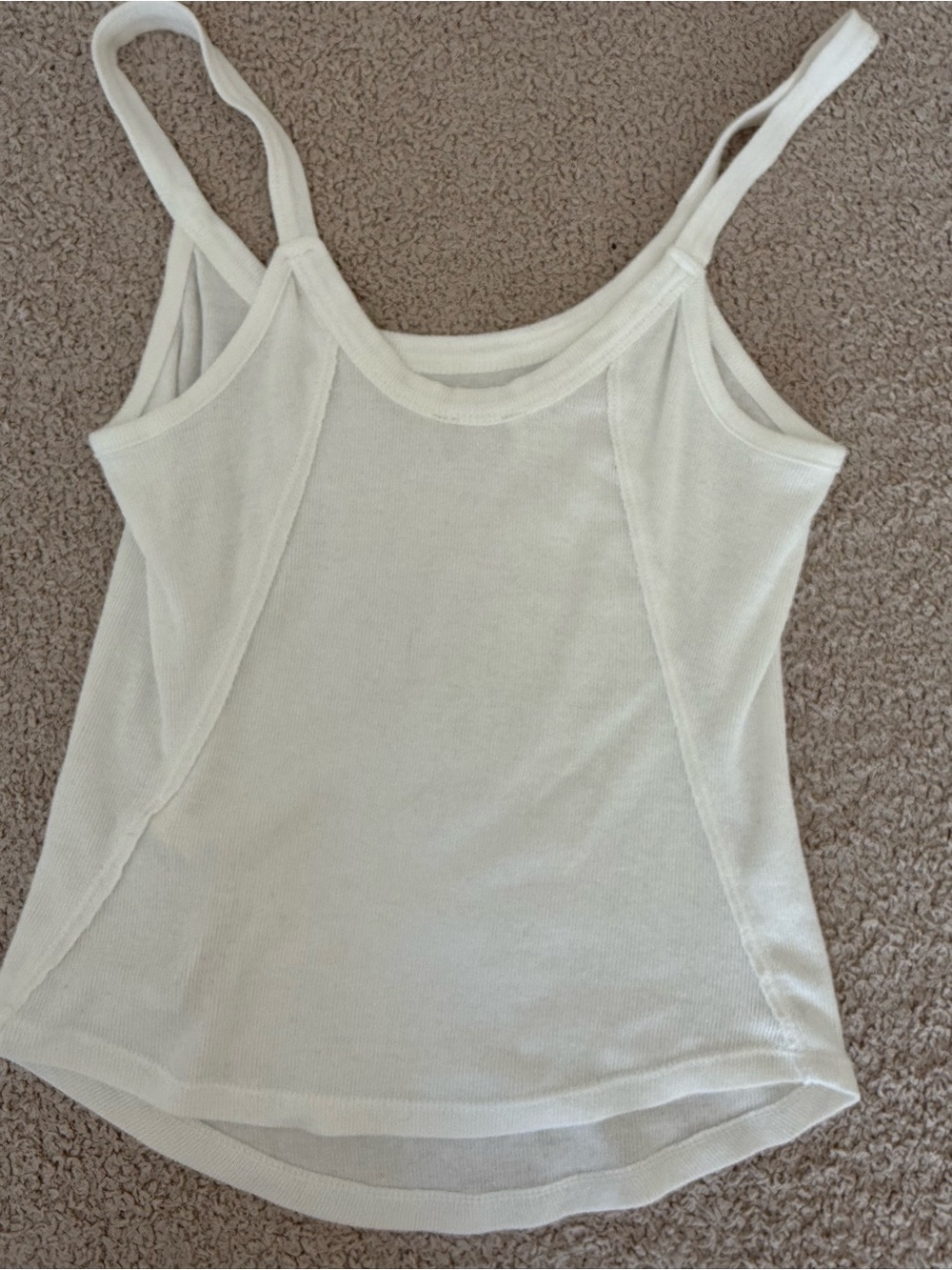 🤍Free People Intimately White 
Ribbed Tank🤍 - Picture 2 of 8